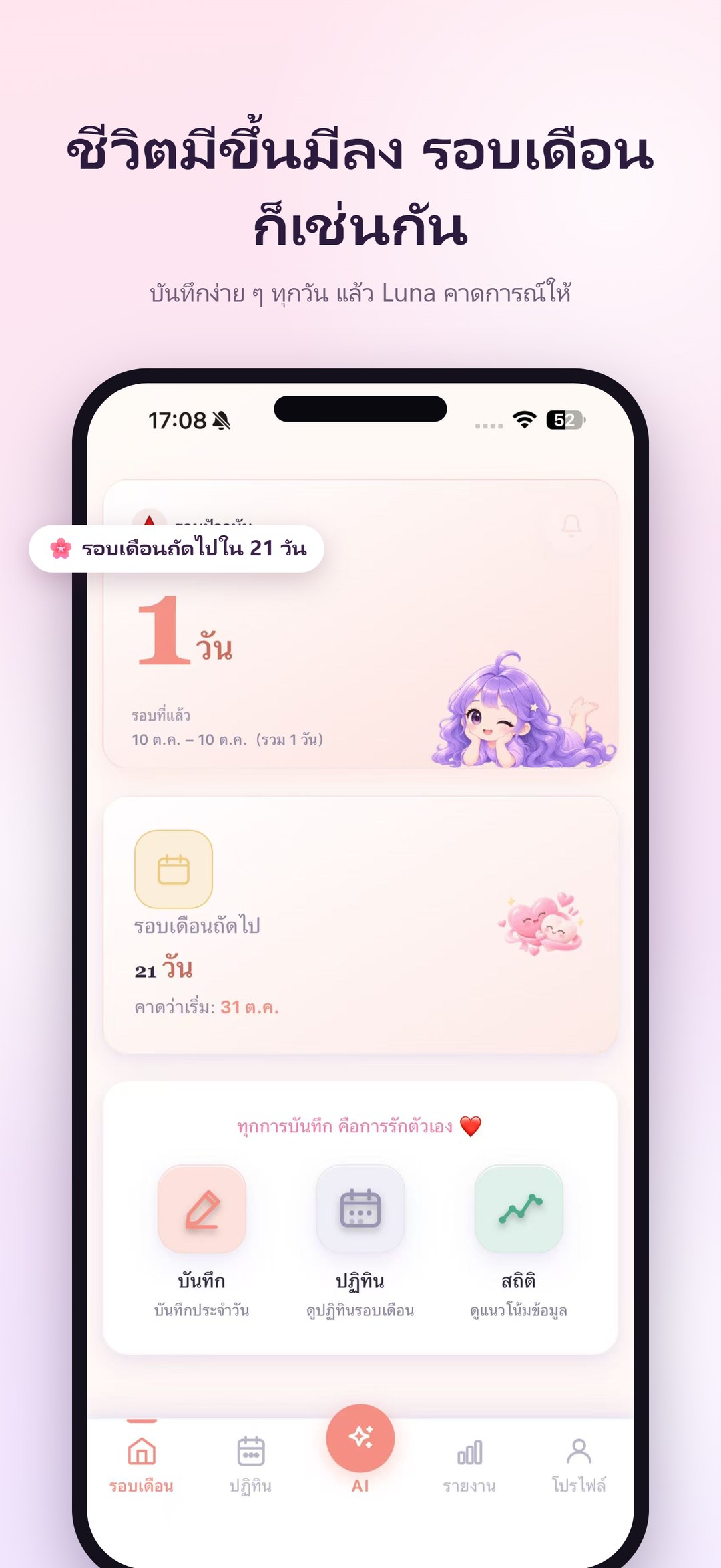 WHY LUNA - ชีวิตมีขึ้นมีลง รอบเดือนก็เช่นกัน